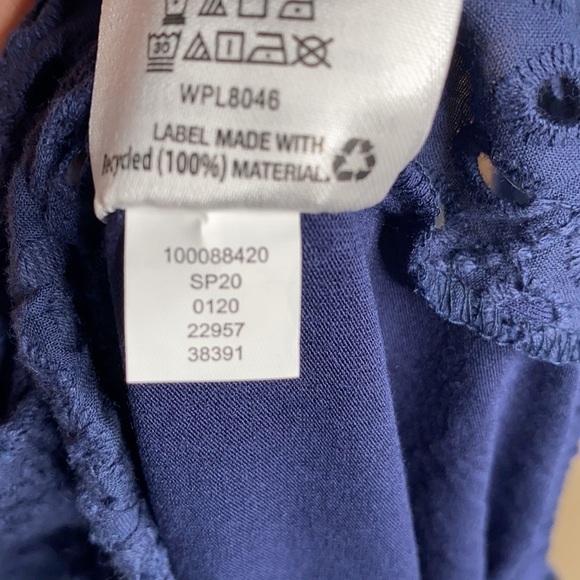 INC Ruffled Eyelet Blouse - Picture 8 of 8